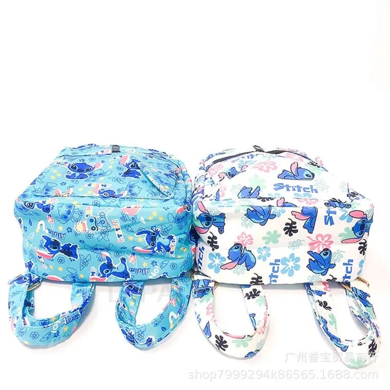 Disney Women's Backpack Lilo And Stitch Cartoon Pattern Large Capacity School Bag for Kindergarten Boy Girl Travel Bag Mochila